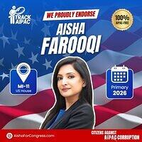 MI-11+Aisha+Farooqi+endorsement