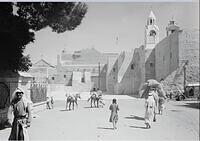 Church of the Nativity in Bethlehem, Palestine 1944