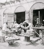Jaffa Cafe, Jaffa ,Palestine taken in 1948