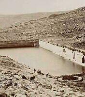 Sultan Suleiman’s Pools in Artas village south of Bethlehem, Palestine 1905