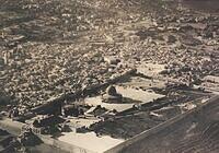 aerial view of the city of Jerusalem, Palestine 1937
