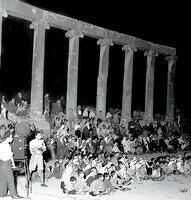 cinematic show in Sebastia in Nablus, Palestine 1940